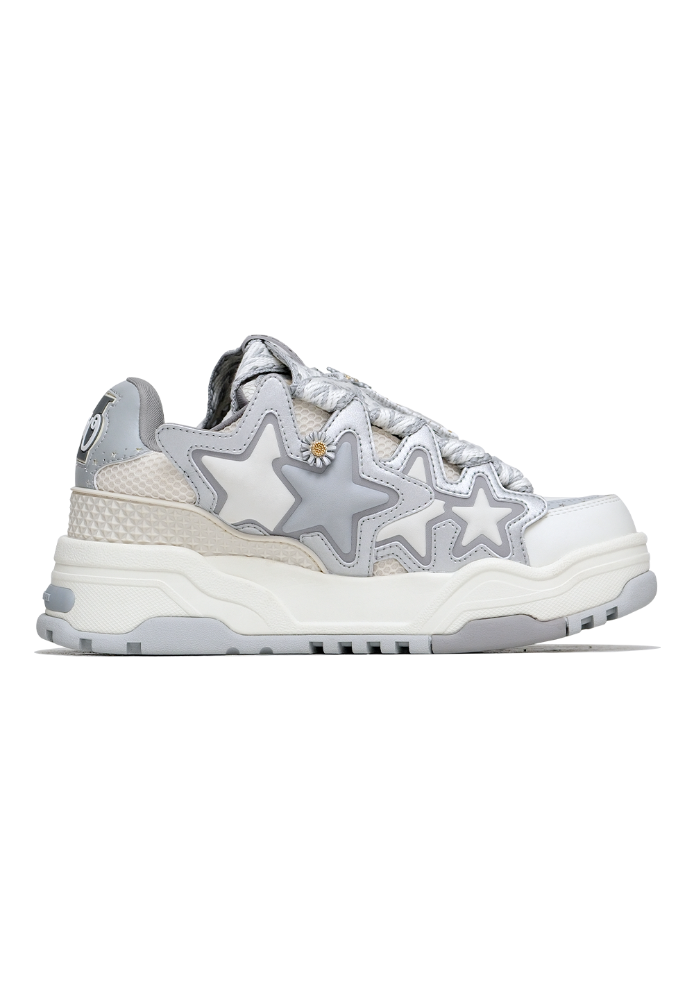 Reflective Daisy Star Chunky Sneakers - View 19