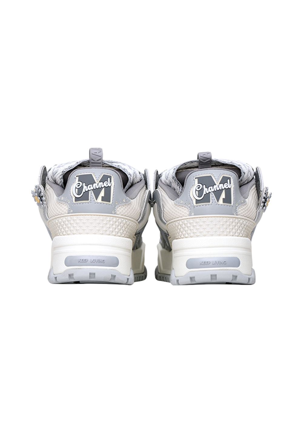 Reflective Daisy Star Chunky Sneakers - View 21