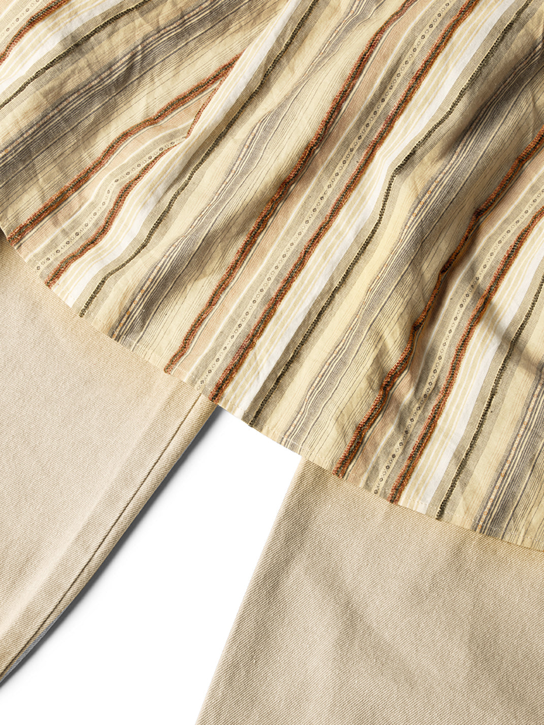 Detachable-Drape Balloon Baggy Jeans - View 5