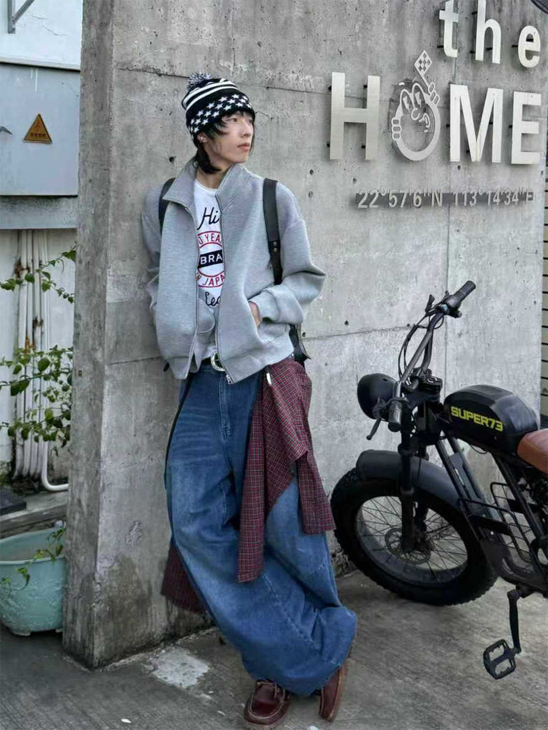 Detachable-Drape Balloon Baggy Jeans - View 10