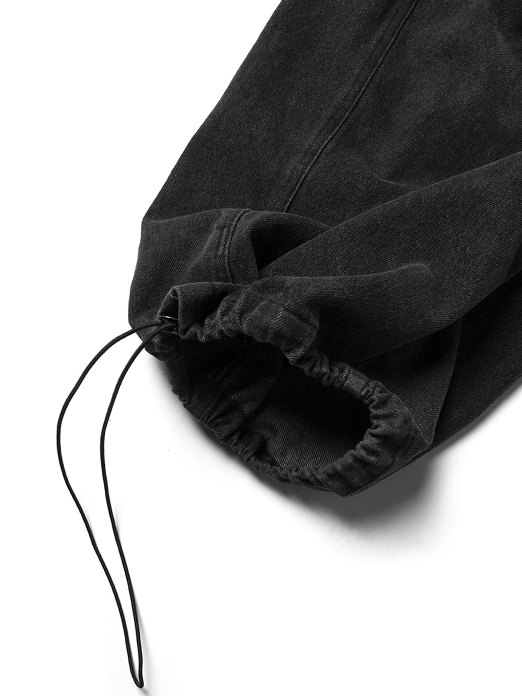 Detachable-Drape Balloon Baggy Jeans - View 17