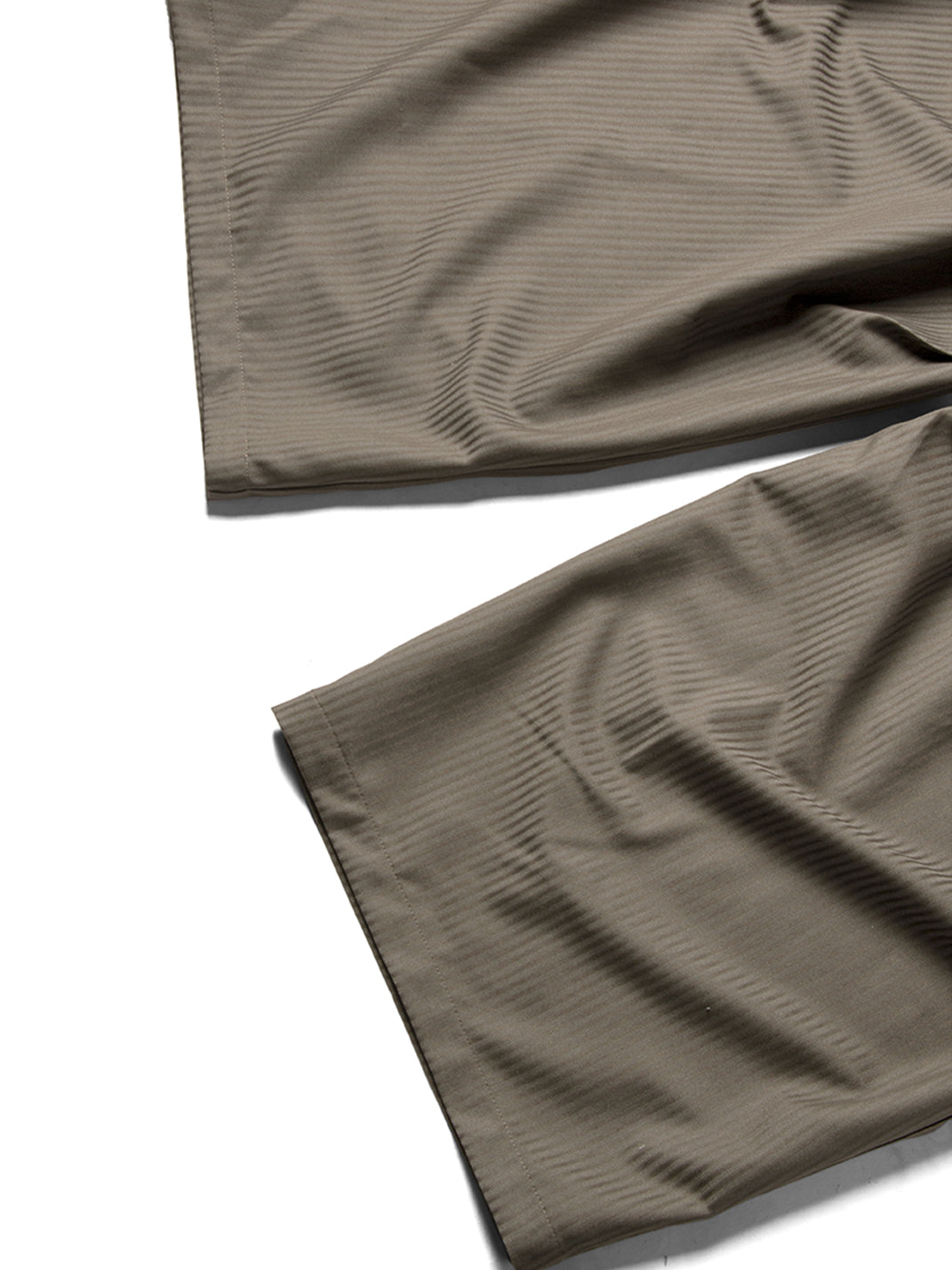 Pinstripe Scarf-Panel Wide-Leg Trousers - View 10