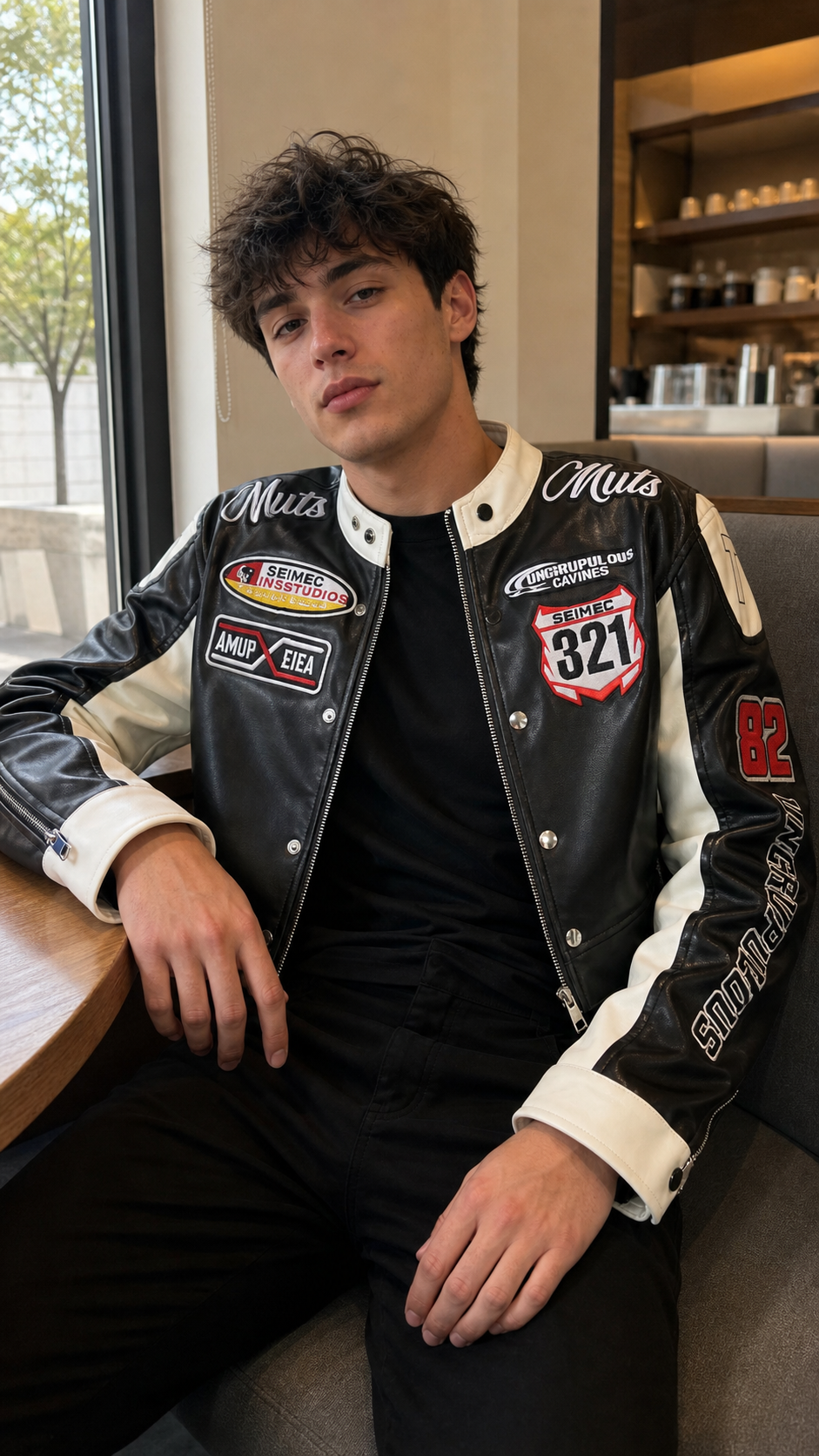 Reverse Grid Vortex Racing Jacket natural UGC showcase 4