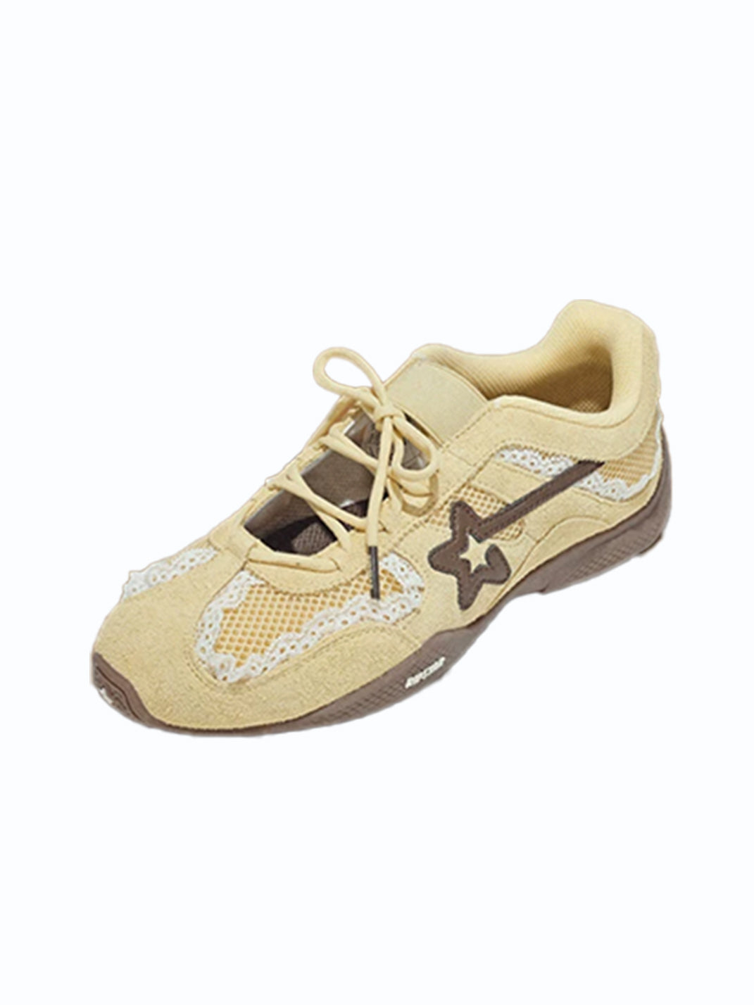 Pearl-Lace Ballet Runner Sneakers - View 5