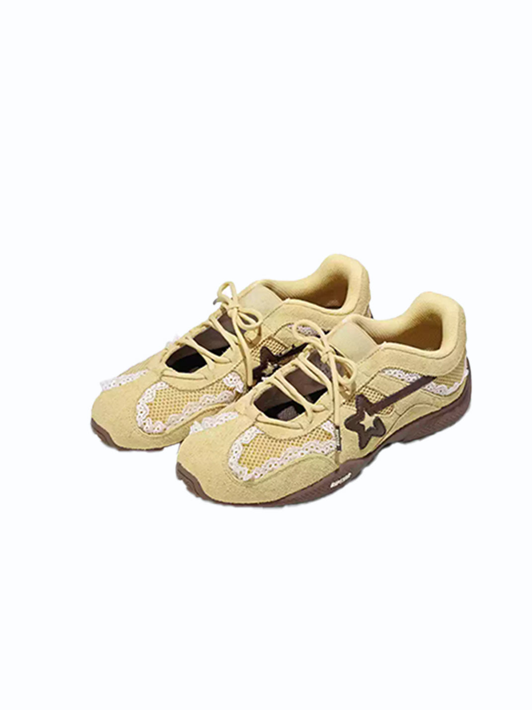 Pearl-Lace Ballet Runner Sneakers - View 8