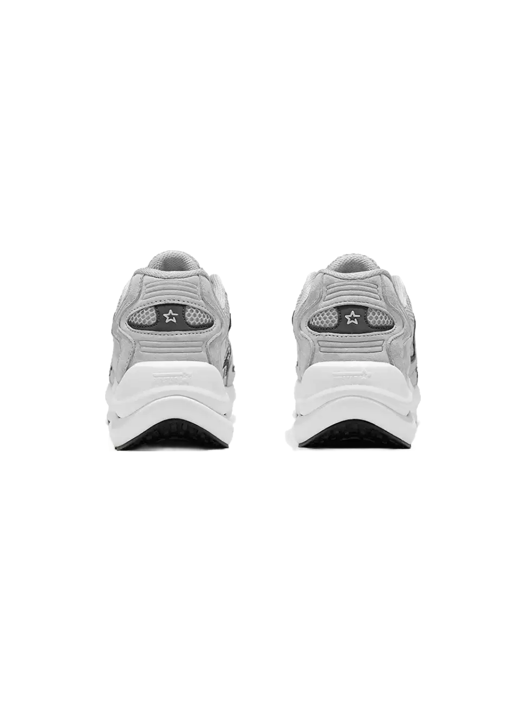 Gray Carbon-Plate Platform Running Sneakers - View 2