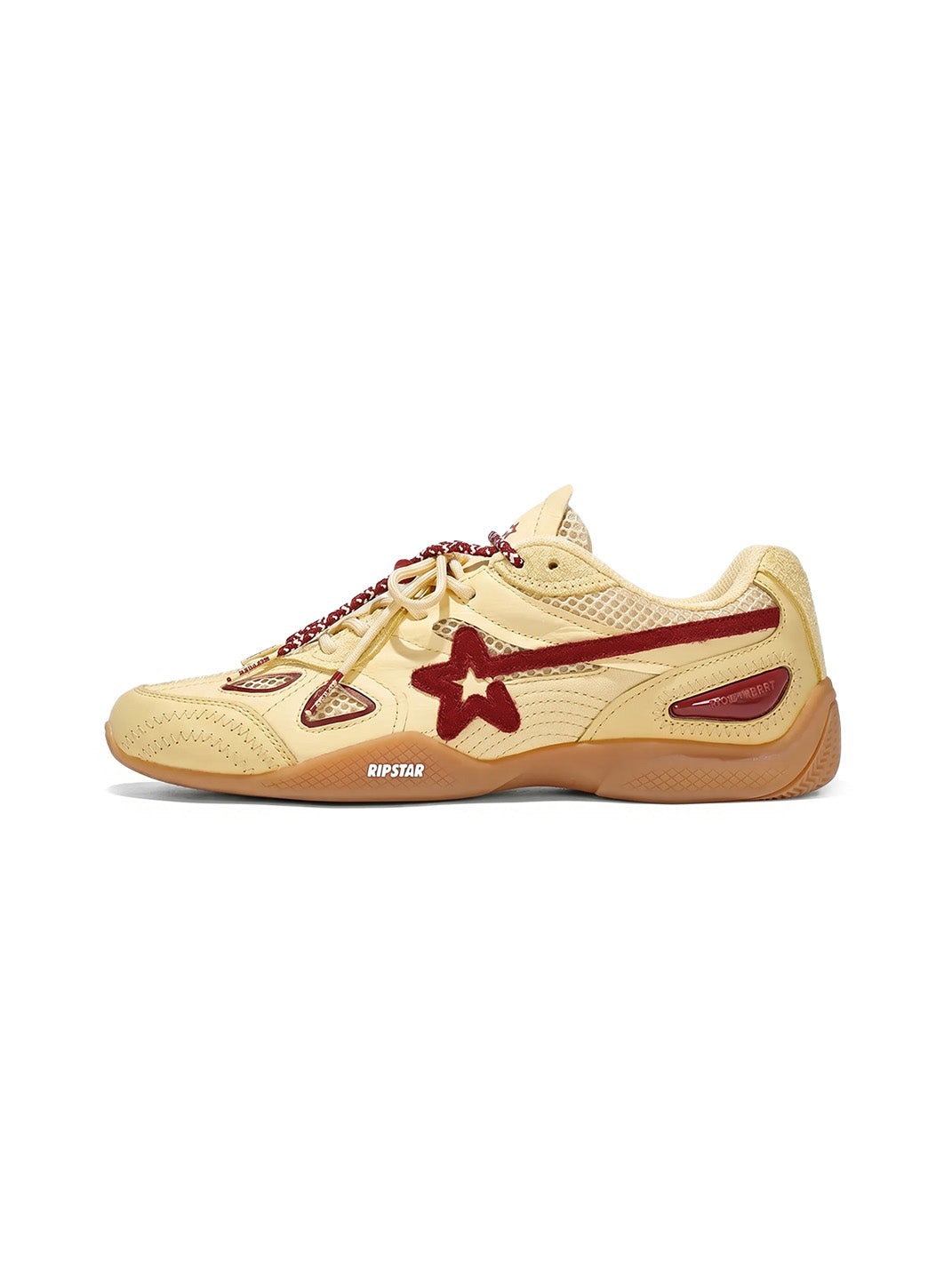 Cream Star Retro Running Sneakers