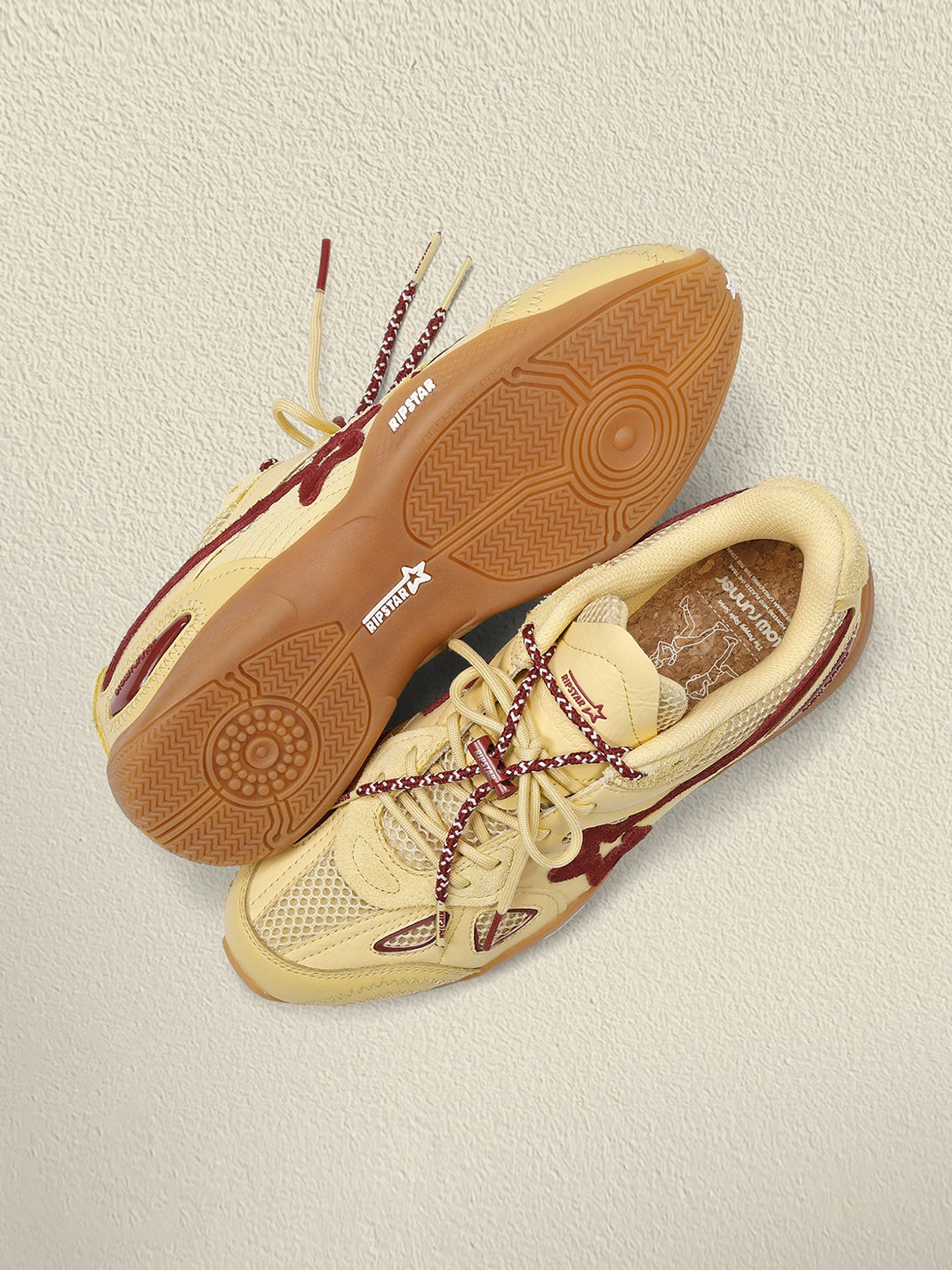 Cream Star Retro Running Sneakers - View 8