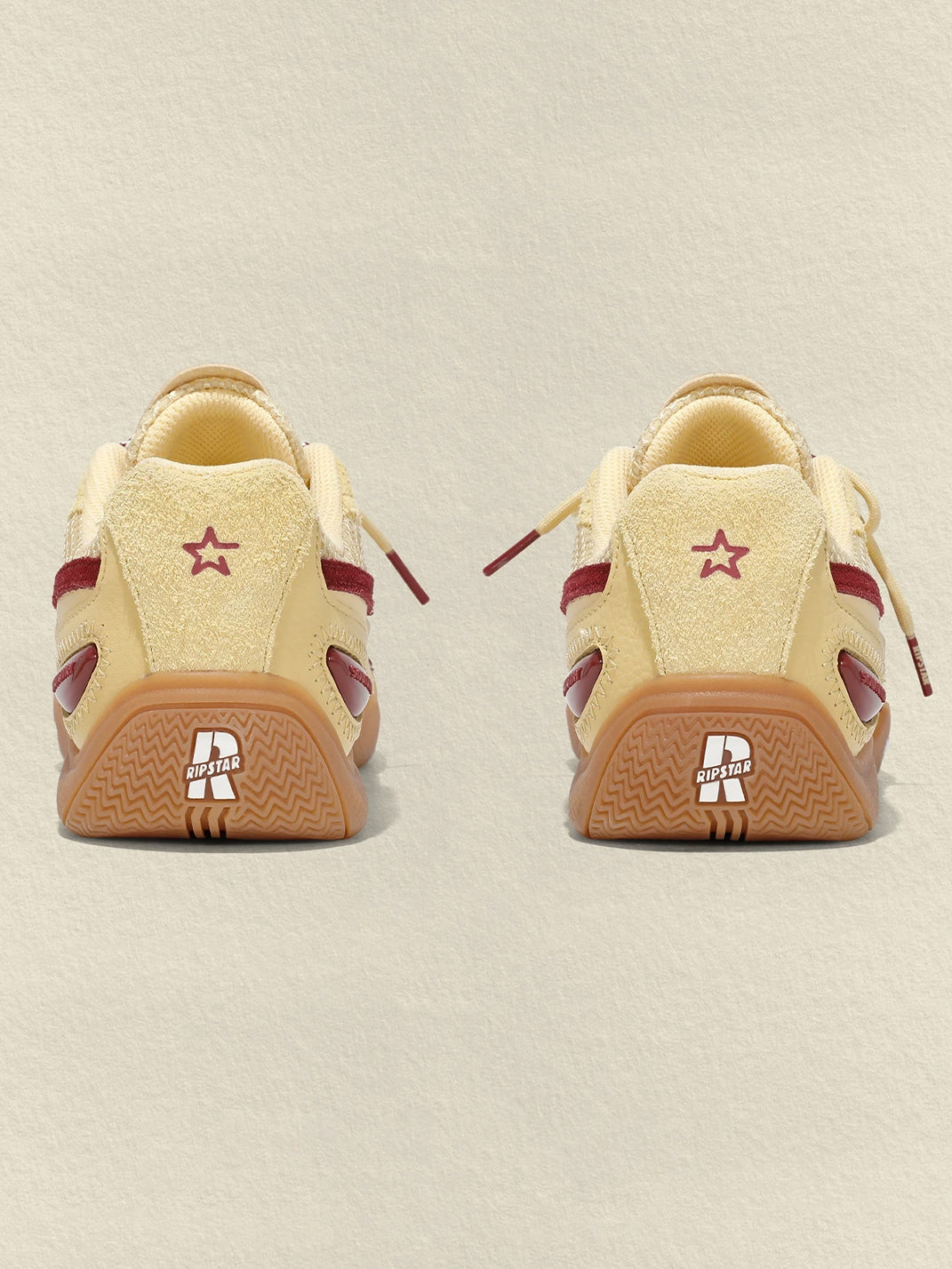 Cream Star Retro Running Sneakers - View 12
