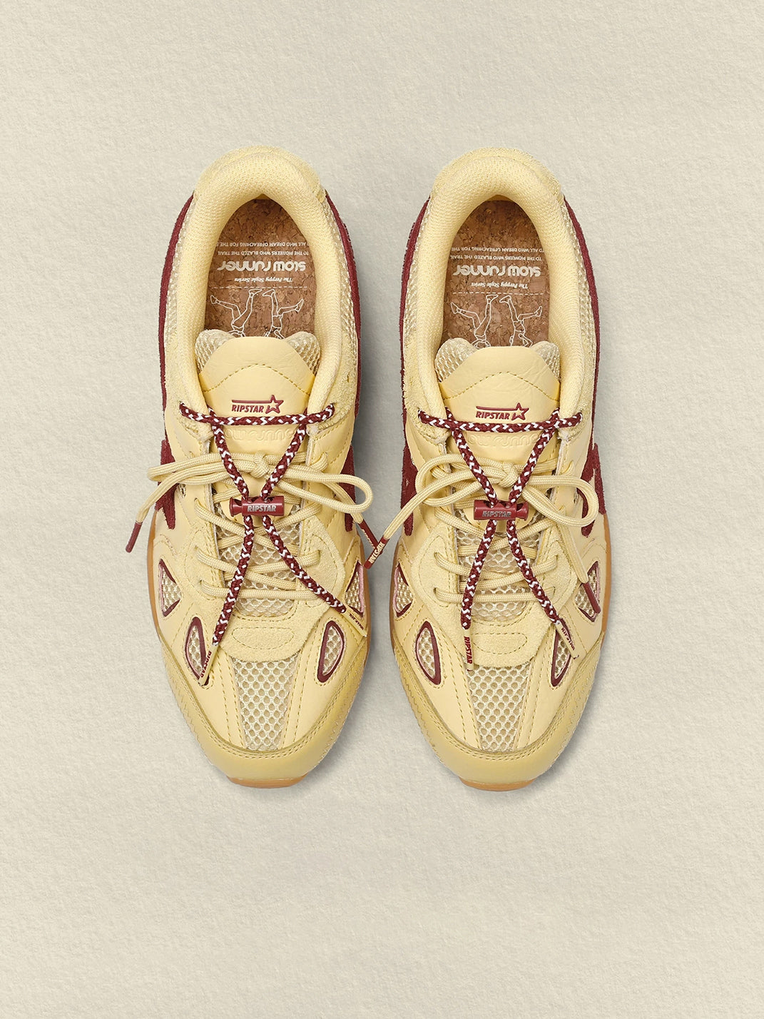 Cream Star Retro Running Sneakers - View 13