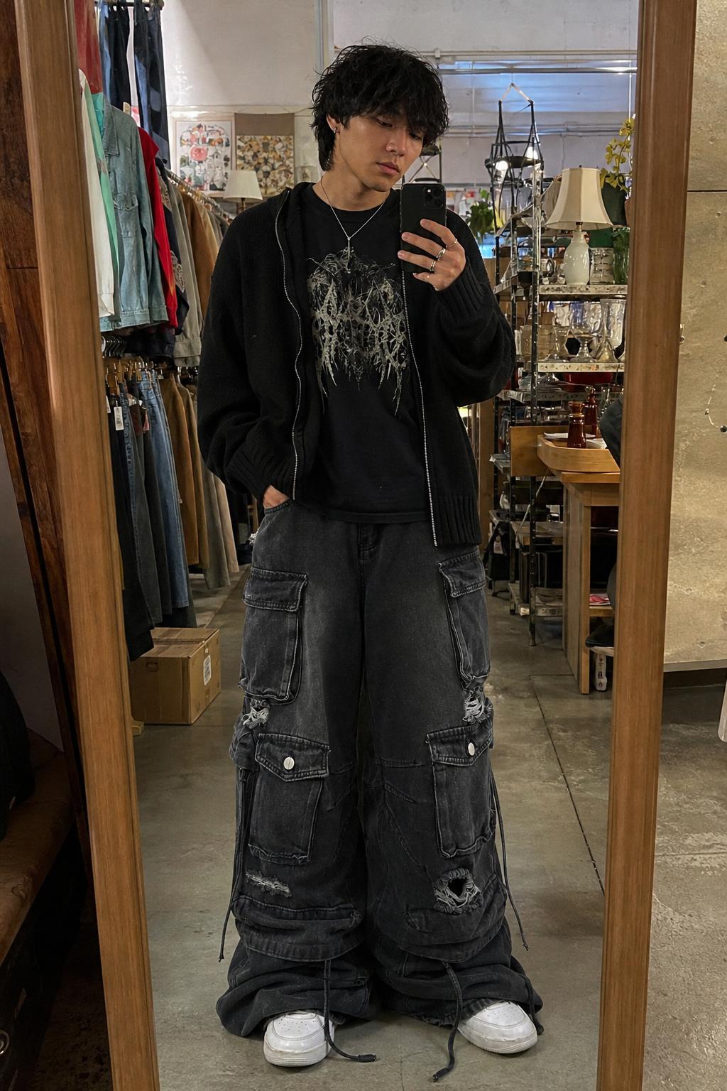 Rogue Stack Multi-Pocket Cargo Jeans UGC showcase 3