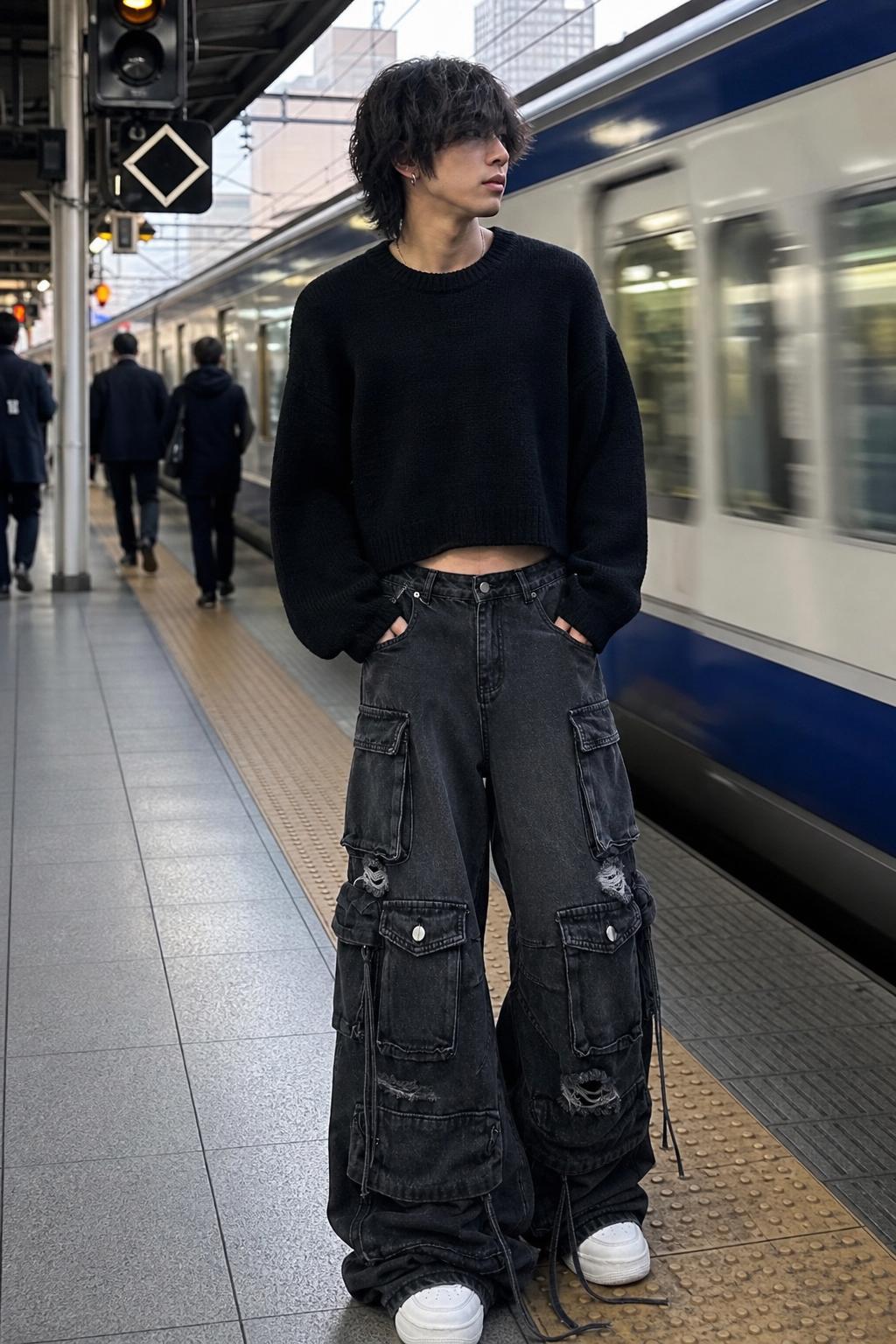 Rogue Stack Multi-Pocket Cargo Jeans UGC showcase 5