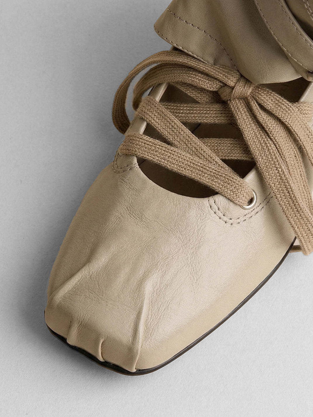 Bow-Trim Cutout Square-Toe Utility Boots - View 15