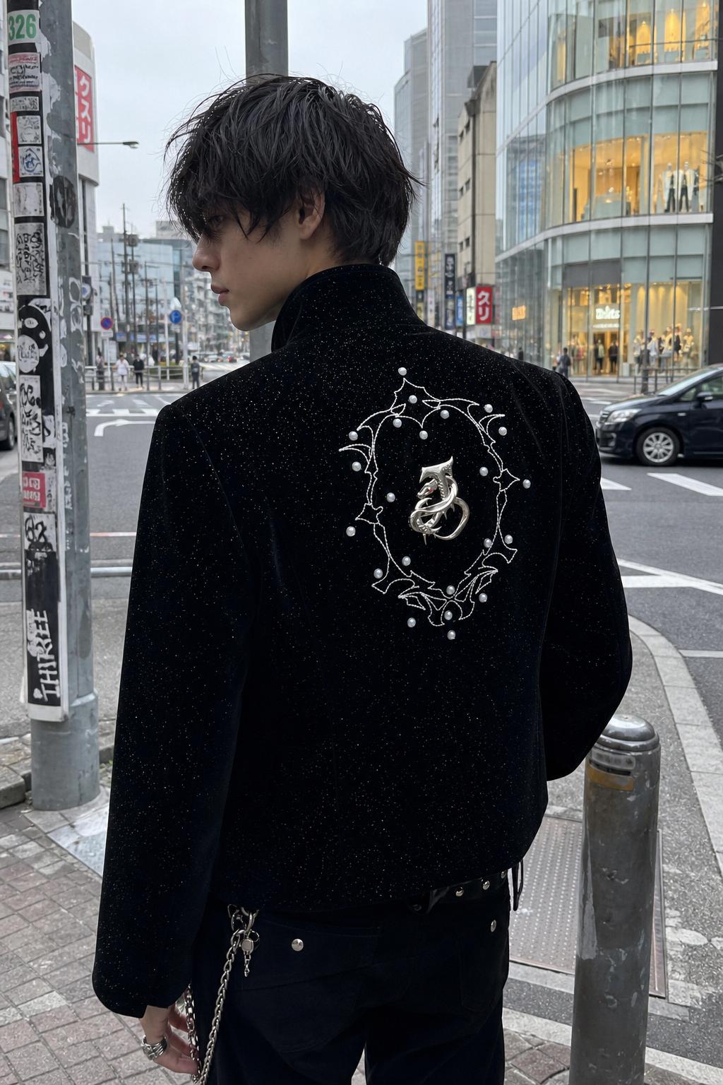 Royal Velvet Chain Military Jacket UGC showcase 2