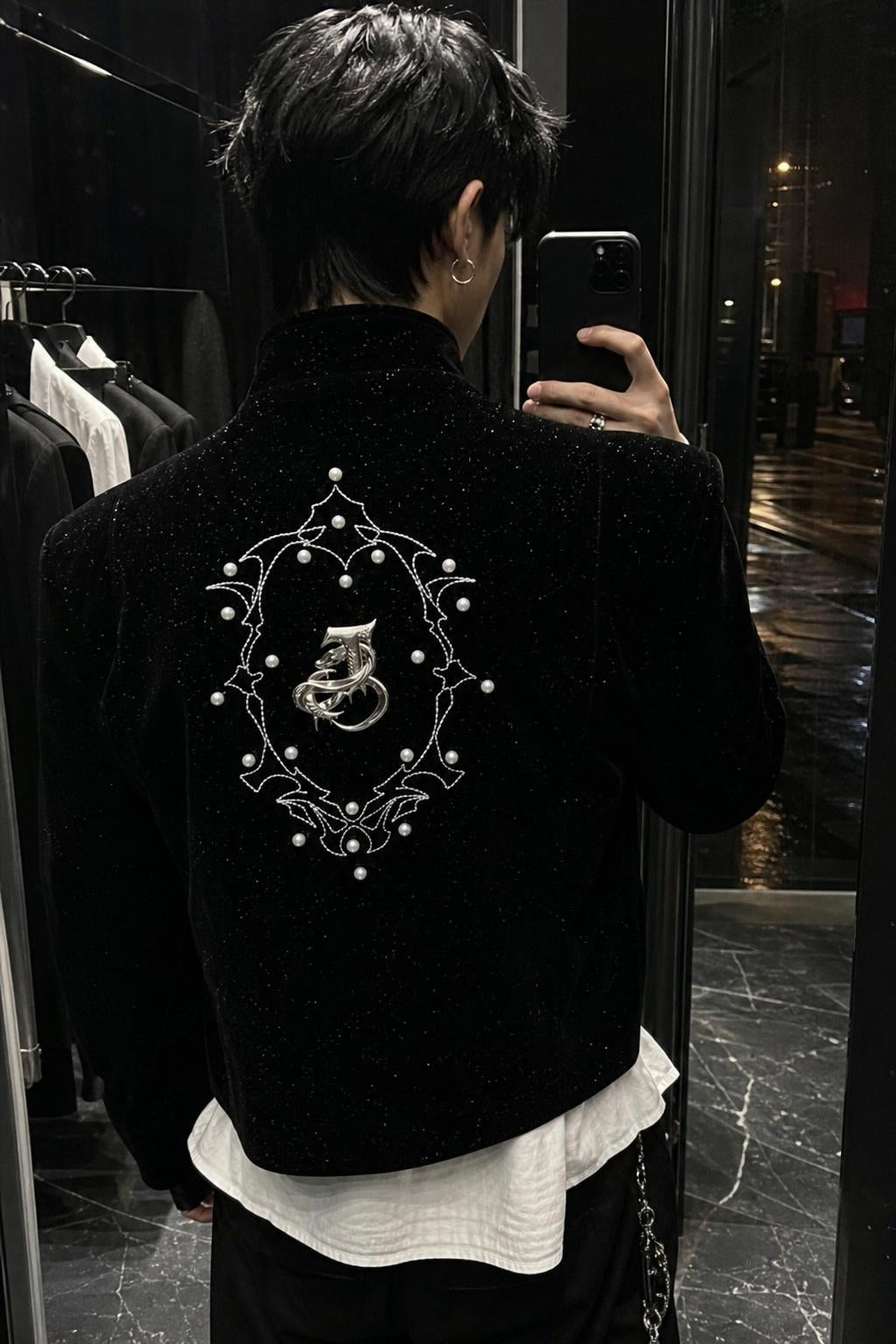 Royal Velvet Chain Military Jacket UGC showcase 3