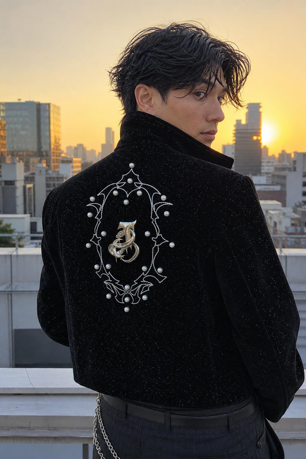 Royal Velvet Chain Military Jacket UGC showcase 4