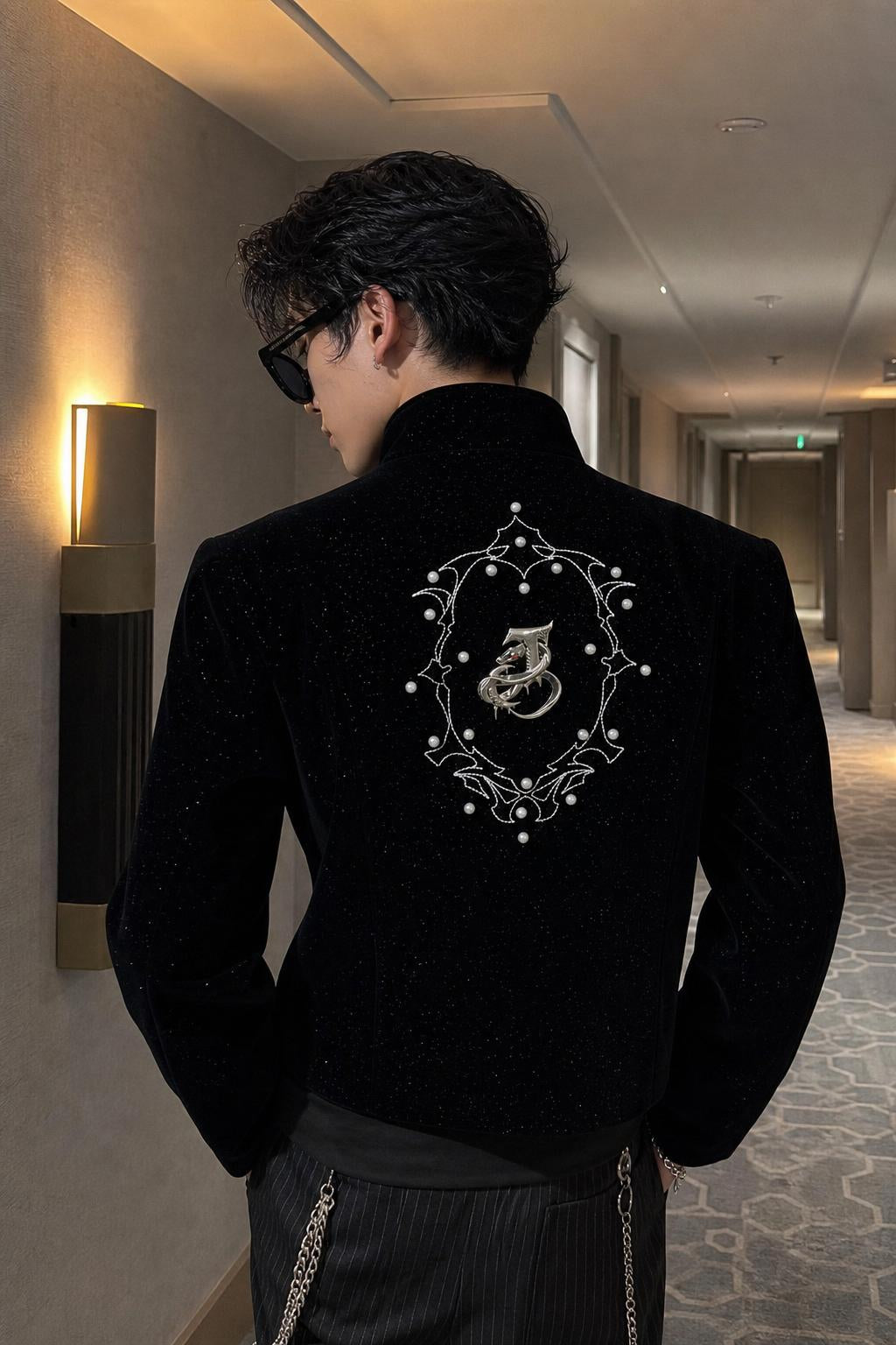 Royal Velvet Chain Military Jacket UGC showcase 5