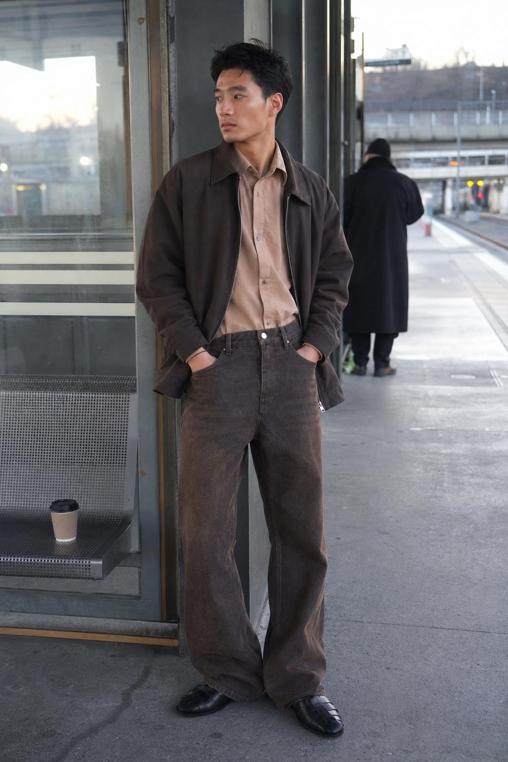Rust Vintage Flare Jeans UGC showcase 5