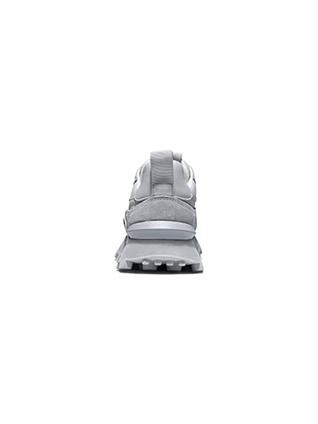 Perforated Leather Platform Casual Shoes - View 7