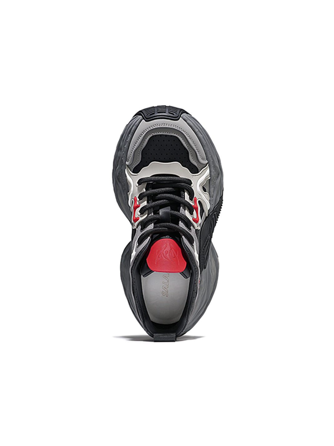 Flux Form Sculpted Leather Sneakers - View 10