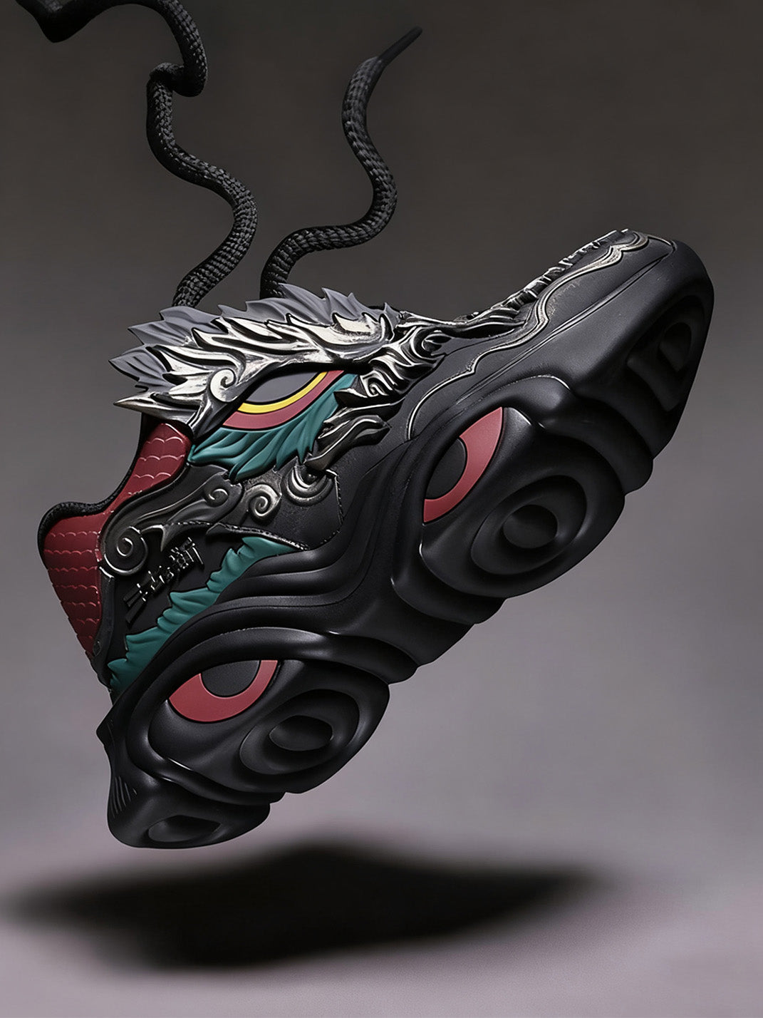 Dragon Crest Chunky Runner Sneakers - View 4