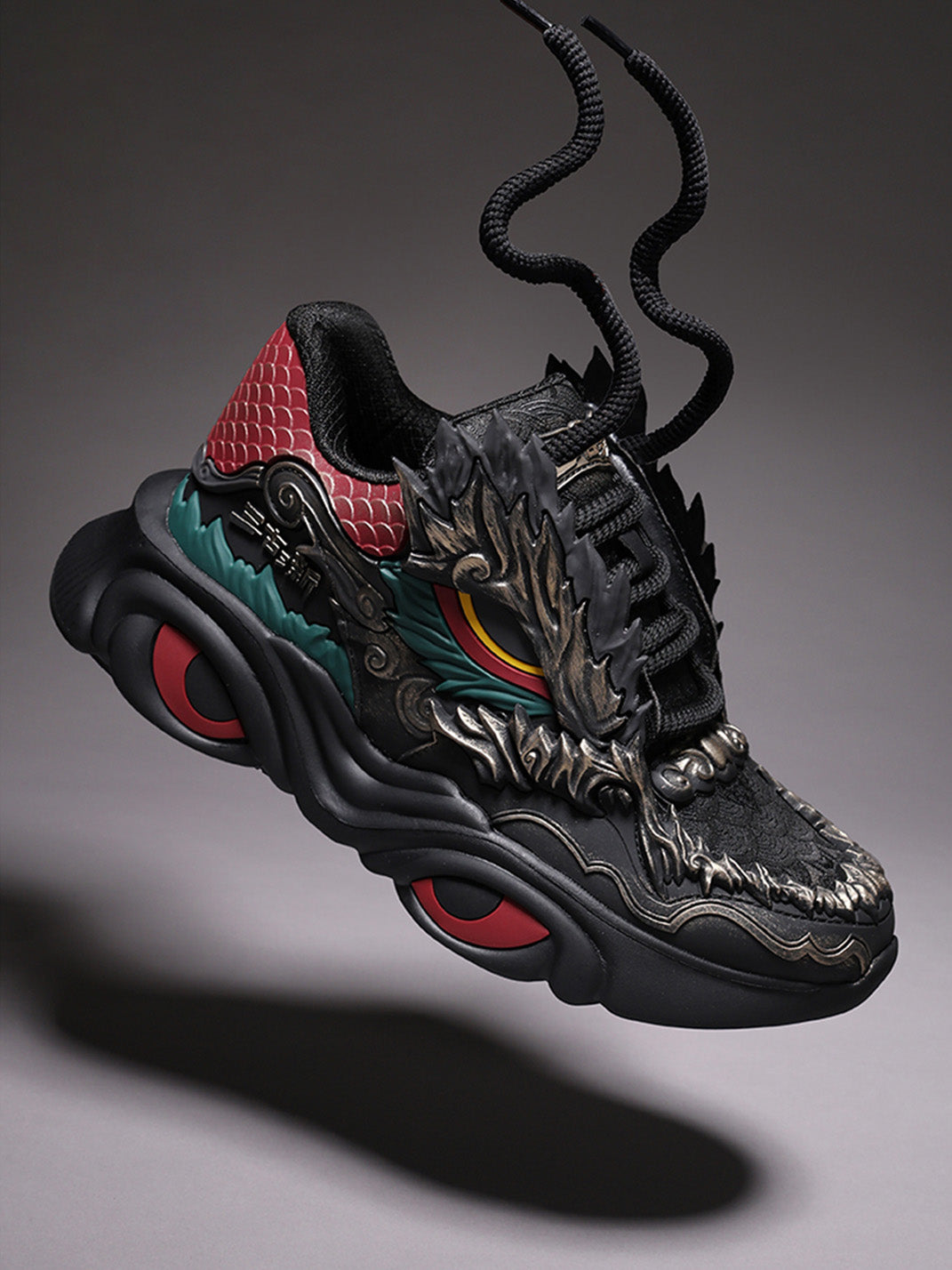 Dragon Crest Chunky Runner Sneakers - View 5