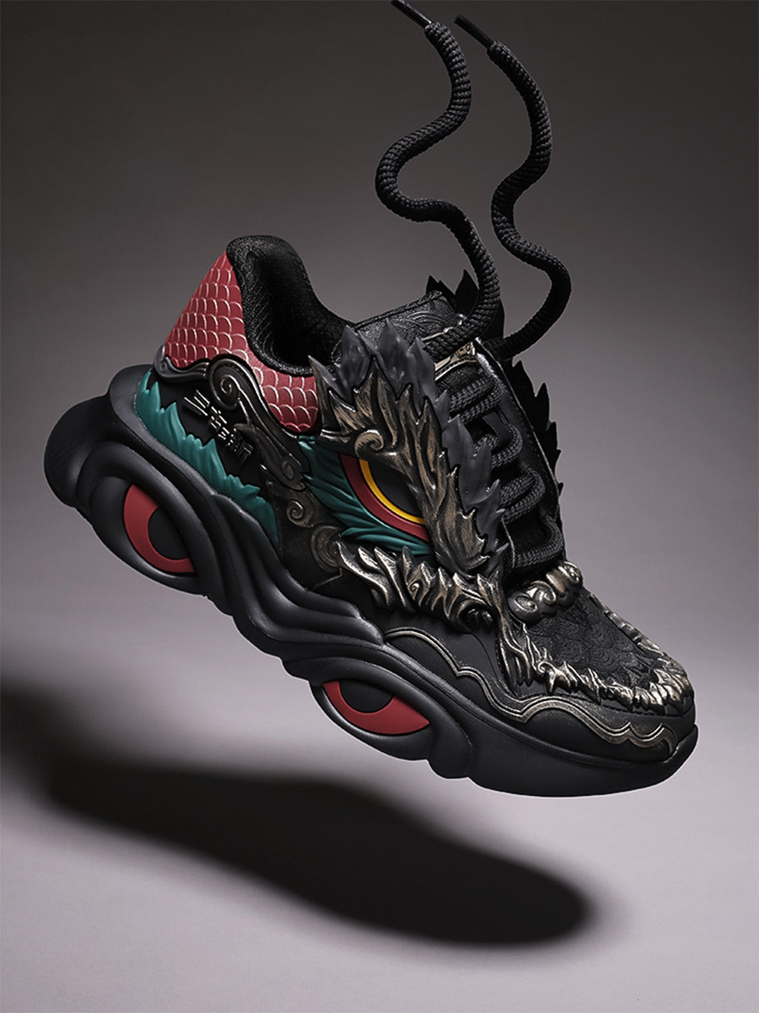 Dragon Crest Chunky Runner Sneakers - View 9