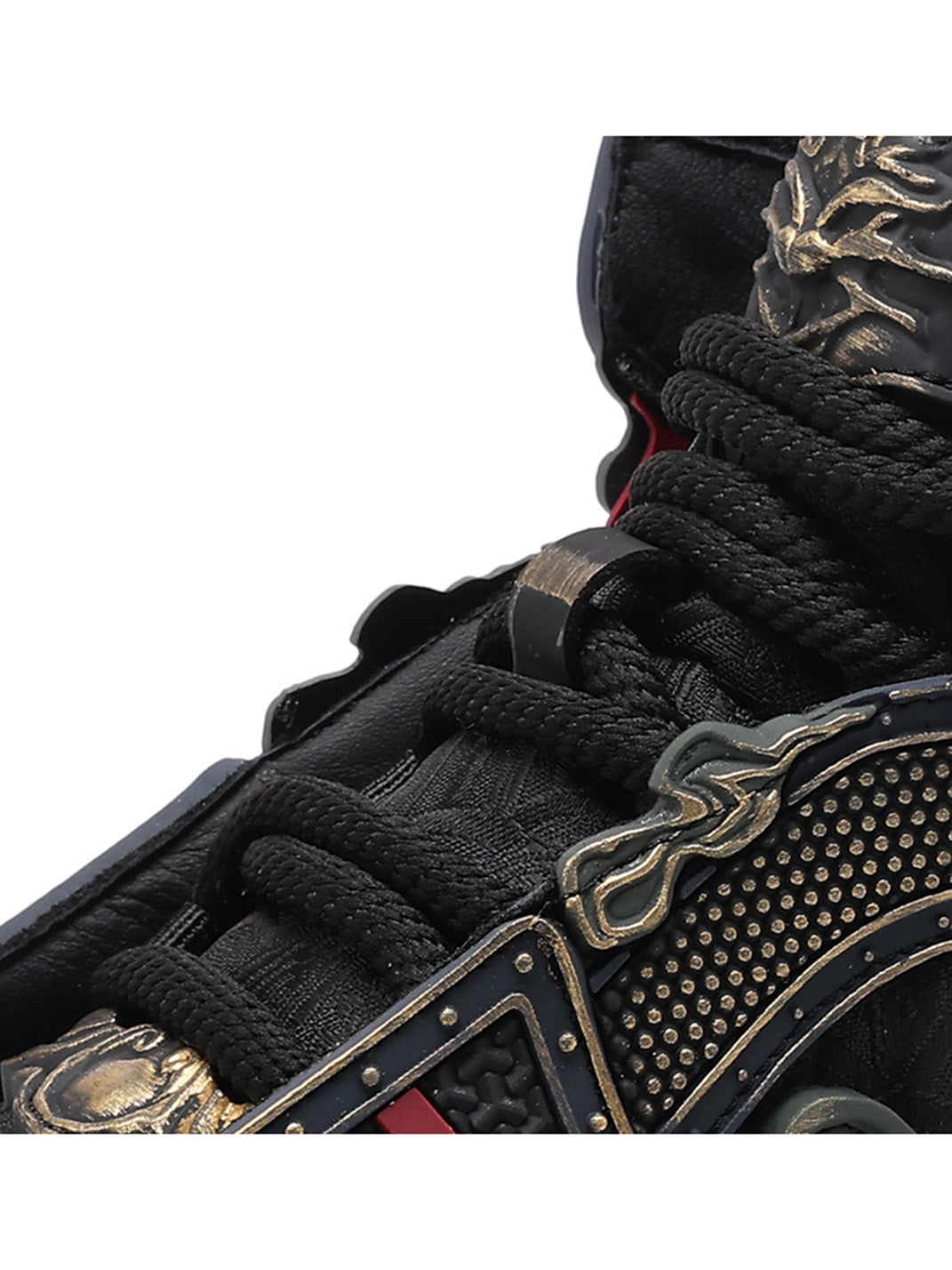 Gilded Mythic Armor High-Top Sneakers - View 10