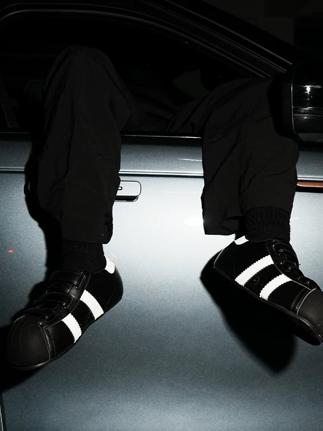 Shell-Toe Strap Sneakers With Hidden Lift - view 8