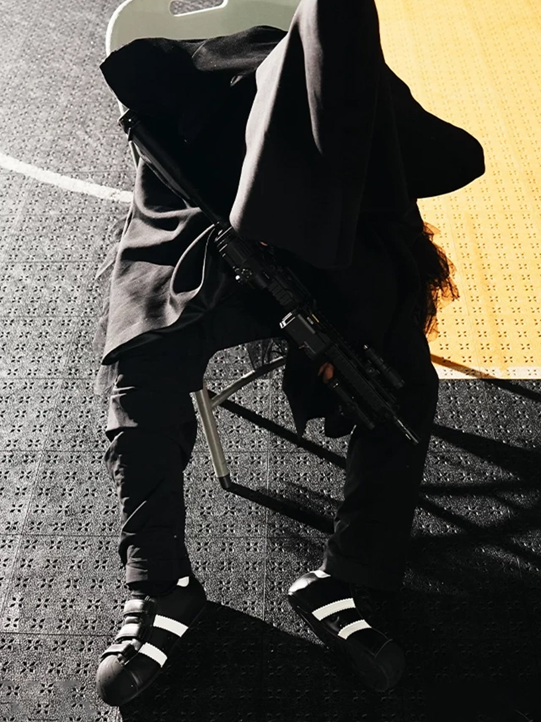 Shell-Toe Strap Sneakers With Hidden Lift - view 9