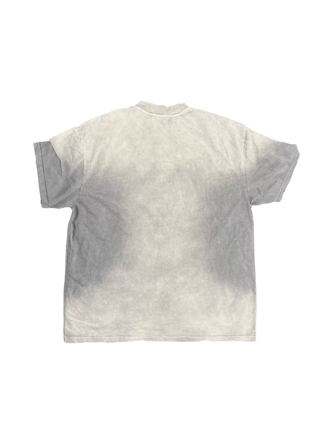Watercolor Figure Distressed Washed T-Shirt - View 2