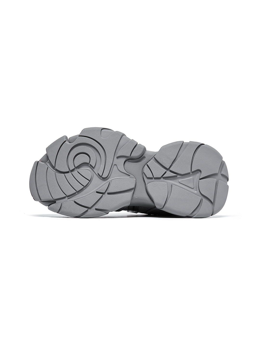 Silver Cage-Panel Platform Sneakers - View 27