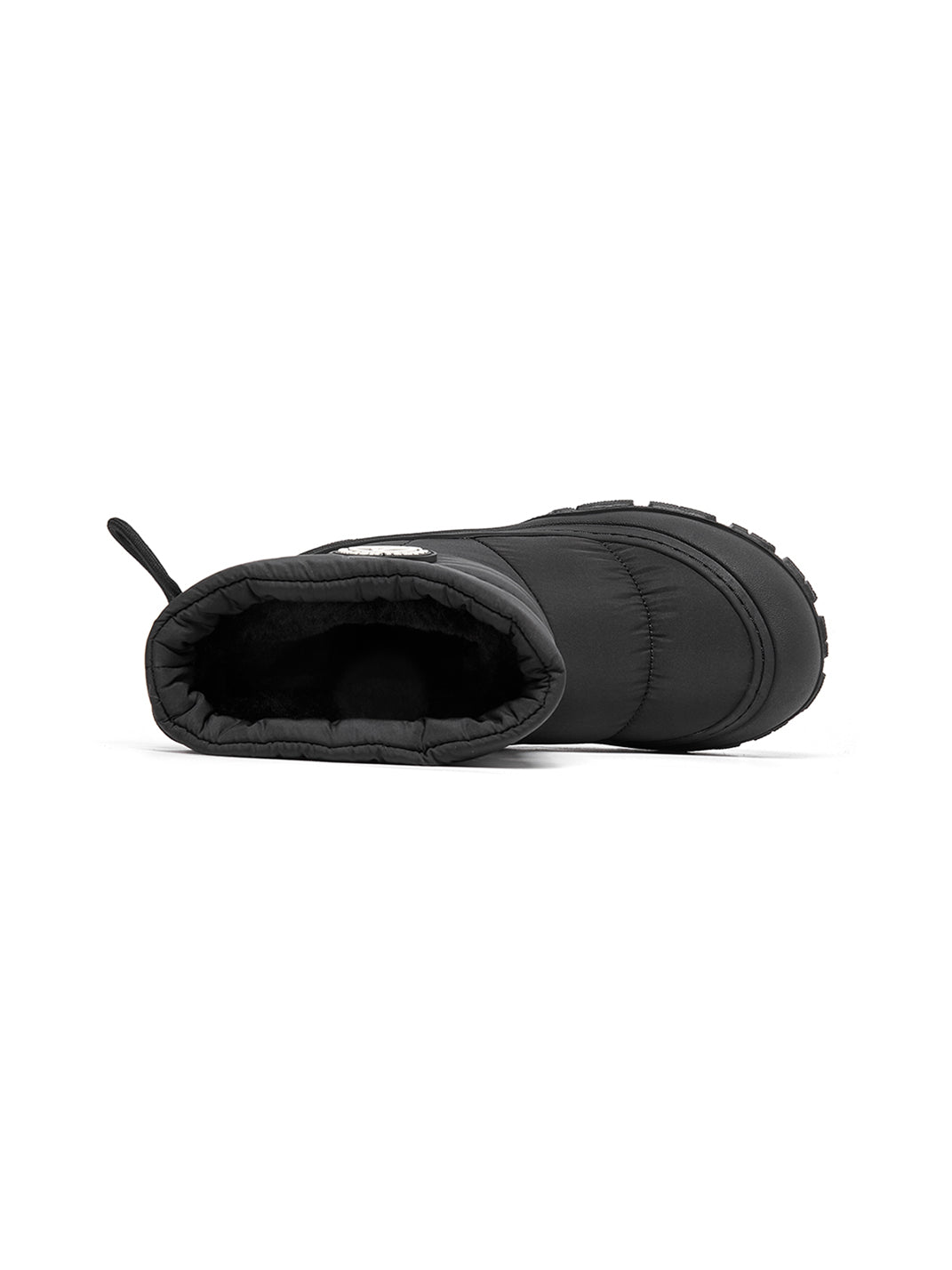 Silver Drawstring Puffer Snow Boots - View 23