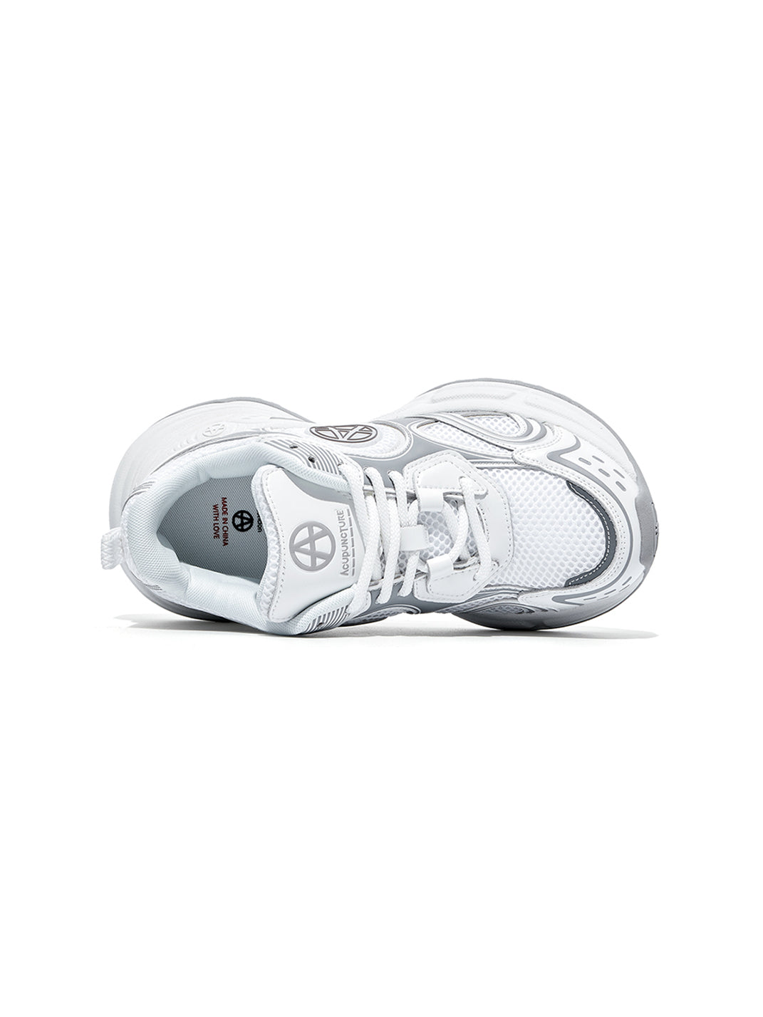 Silver Wave Chunky Dad Sneakers - View 24