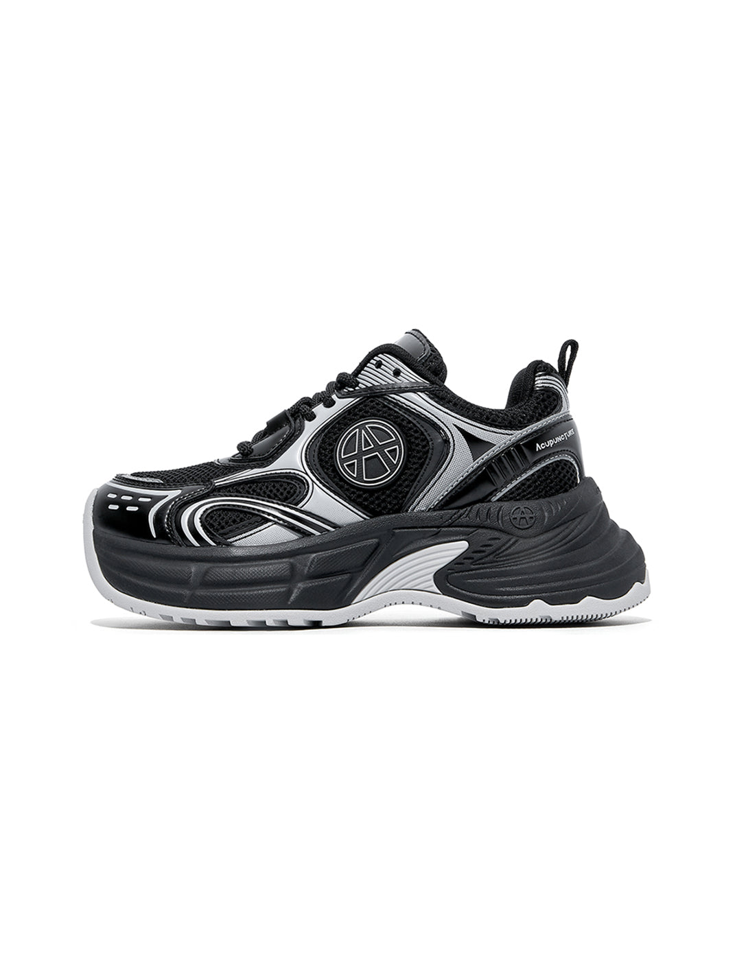 Silver Wave Chunky Dad Sneakers - View 26