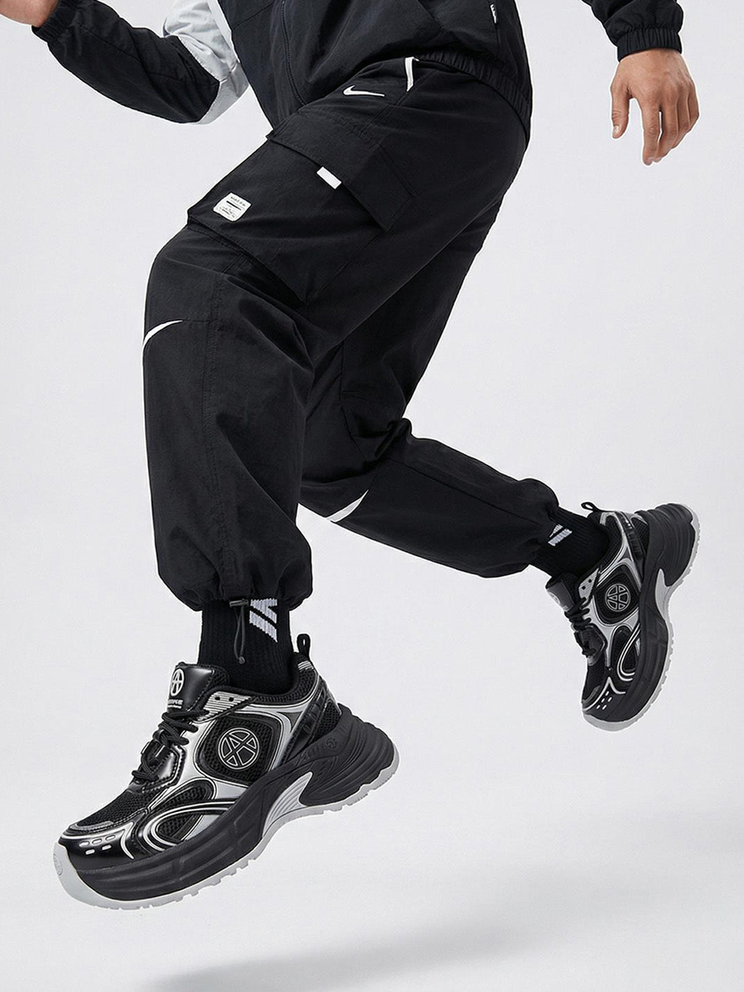Silver Wave Chunky Dad Sneakers - View 28