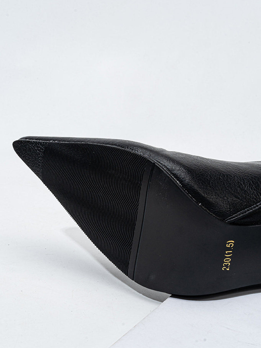 Detachable Distressed-Shaft Stiletto Boots - View 10