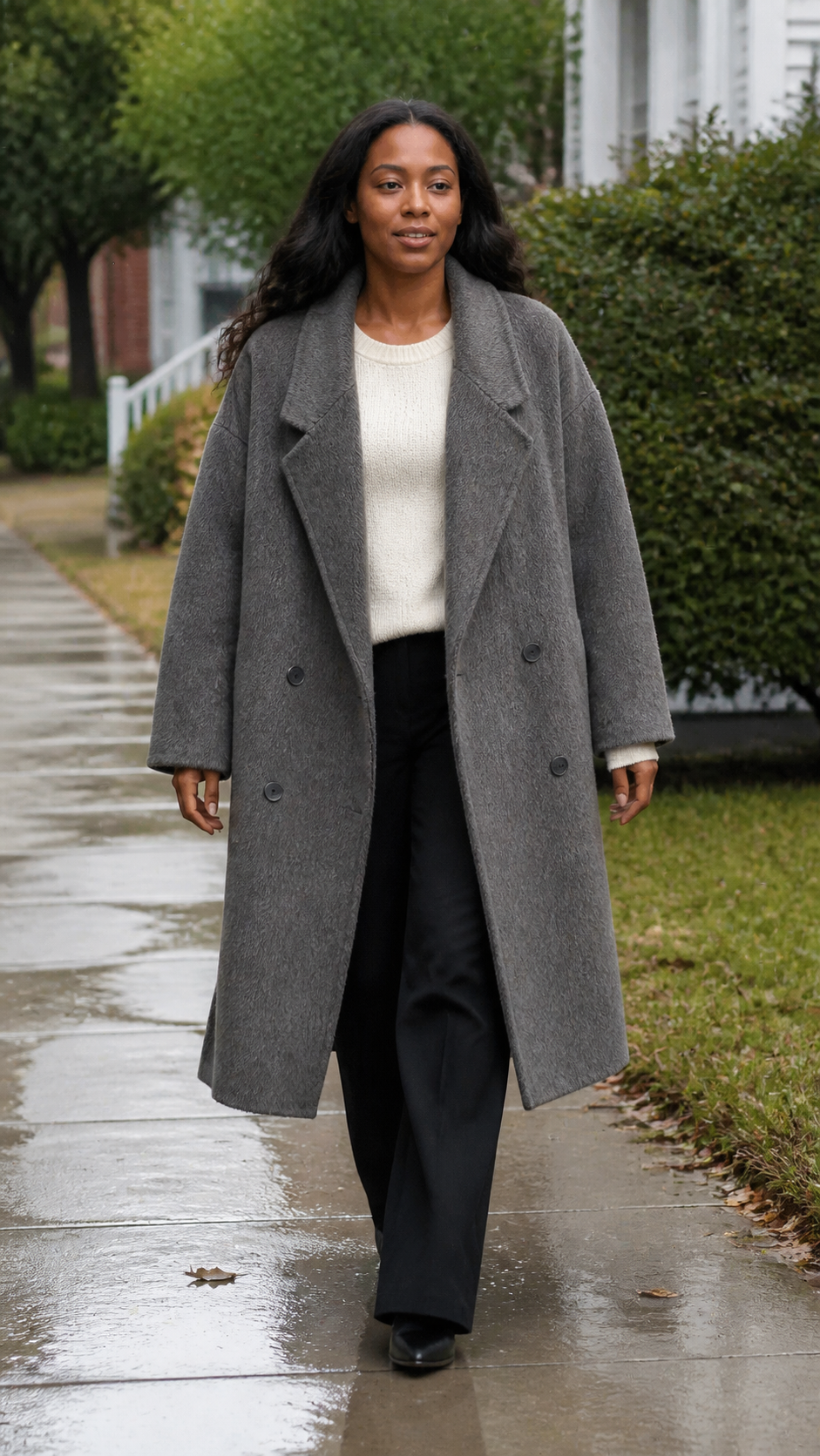 Slate Atelier Double-Breasted Wool Coat natural UGC showcase 1