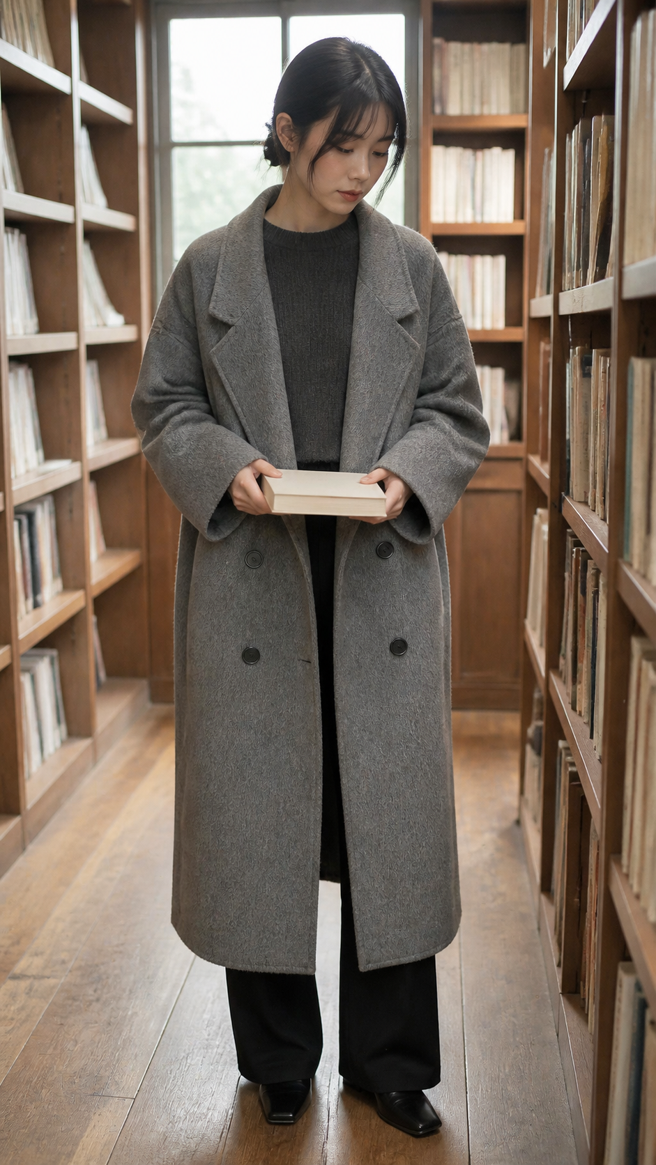 Slate Atelier Double-Breasted Wool Coat natural UGC showcase 2
