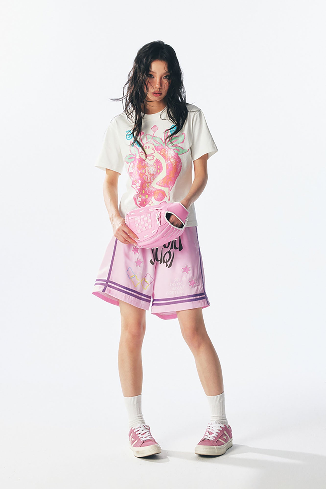 Graphic Strawberry Fairy Tee