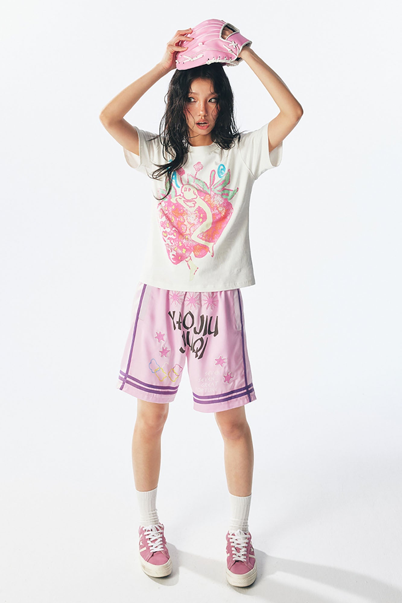 Graphic Strawberry Fairy Tee