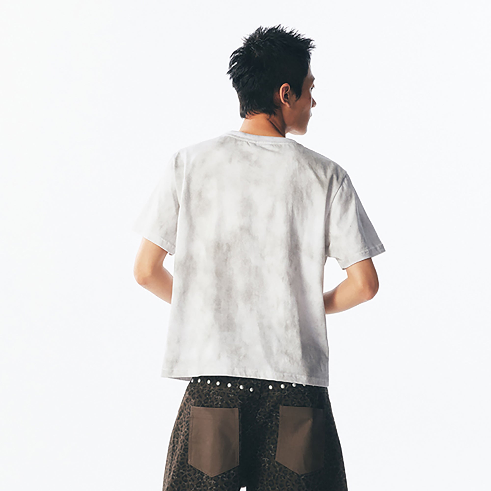 Floral Script Graphic Cotton Tee