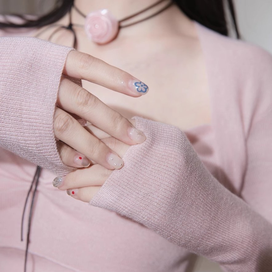 Blush Whisper Twist Knit Shirt