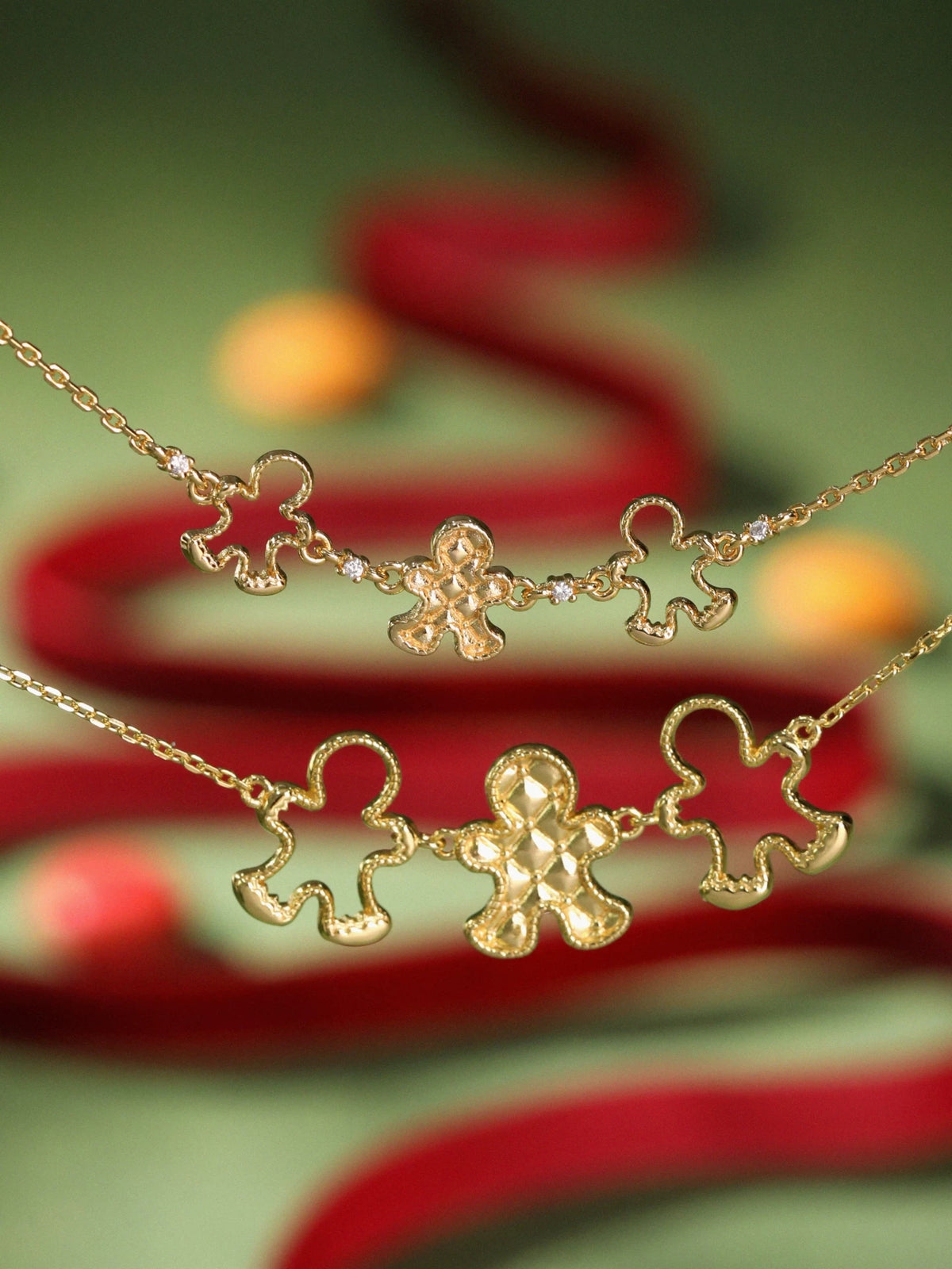 Gingerbread Charm Adjustable Bracelet product view 2