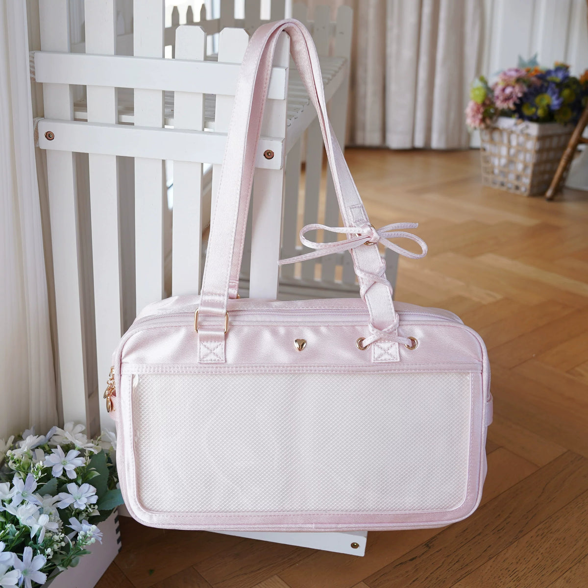 Double Sided Lace Up Display Tote product view 2