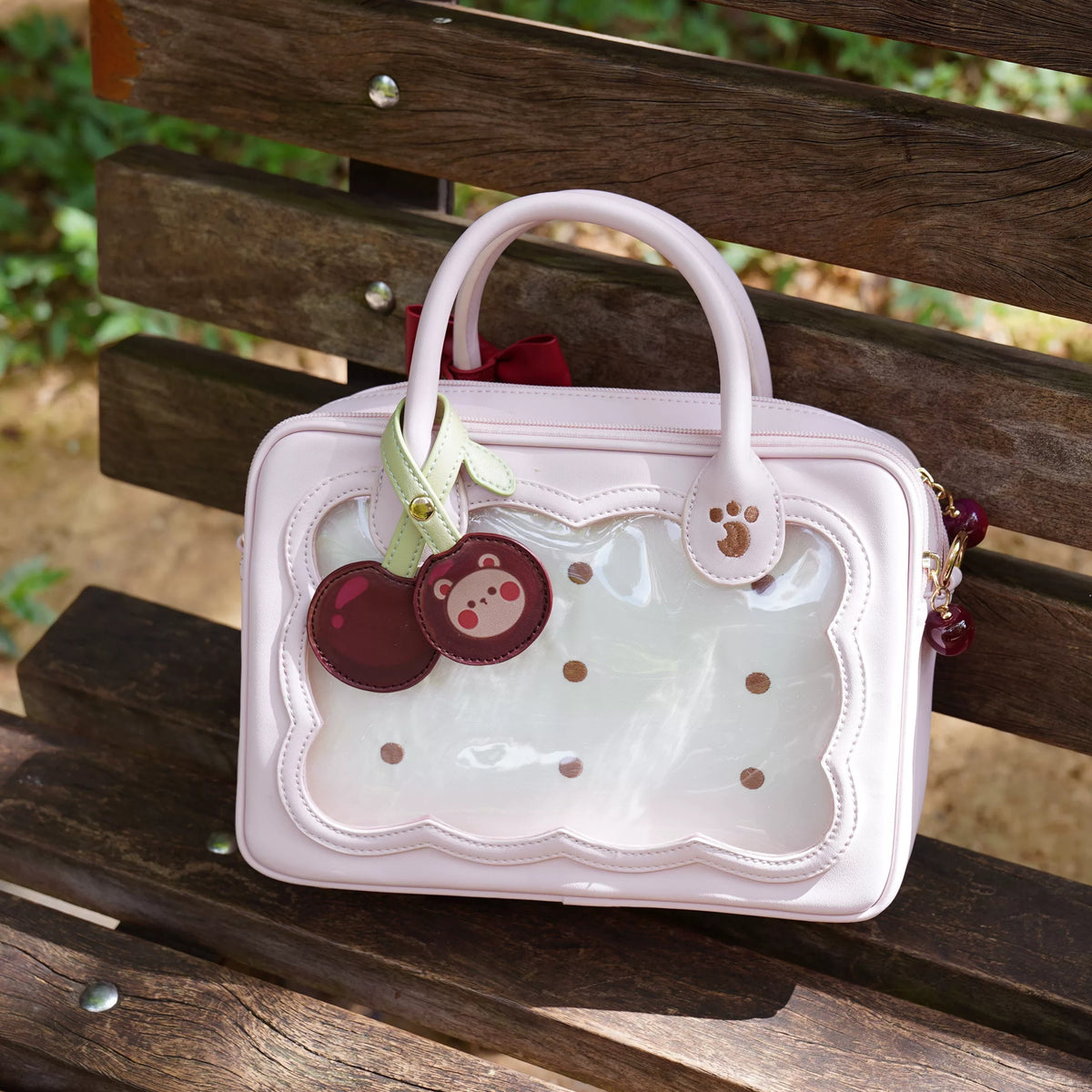 Cherry Biscuit Window Satchel product view 2