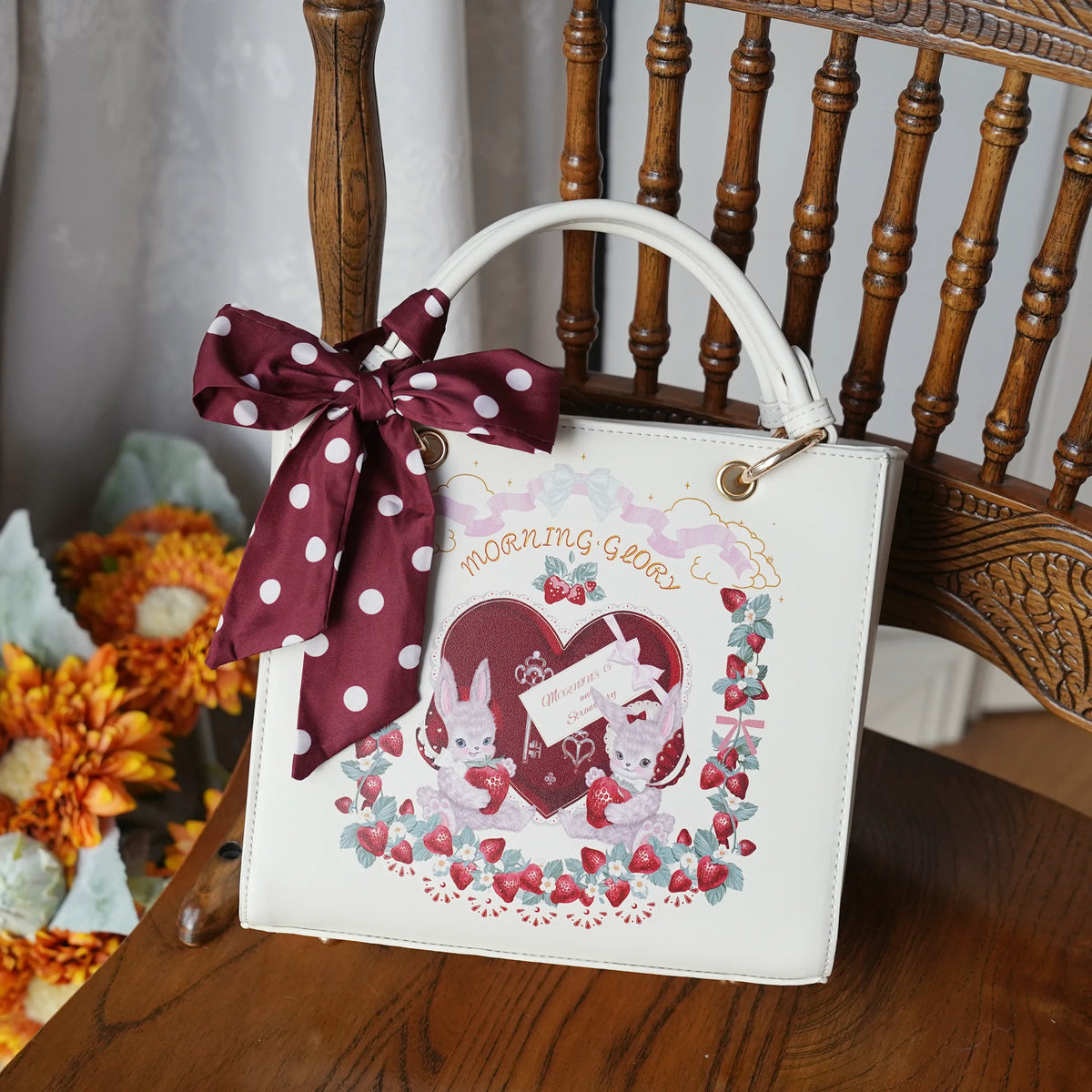 Berry Rabbit Bow Handbag product view 4