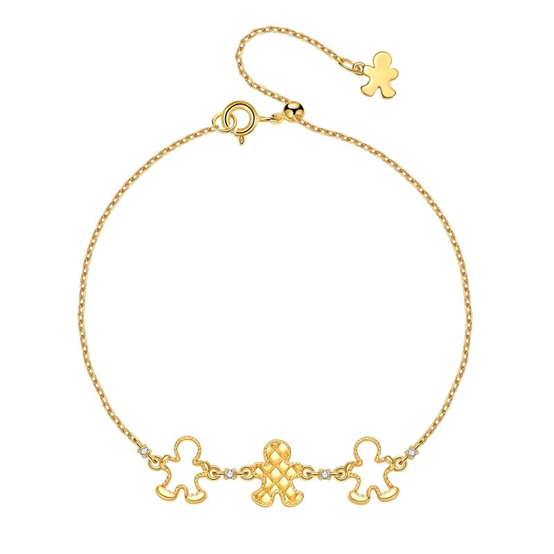 Gingerbread Charm Adjustable Bracelet product view 1