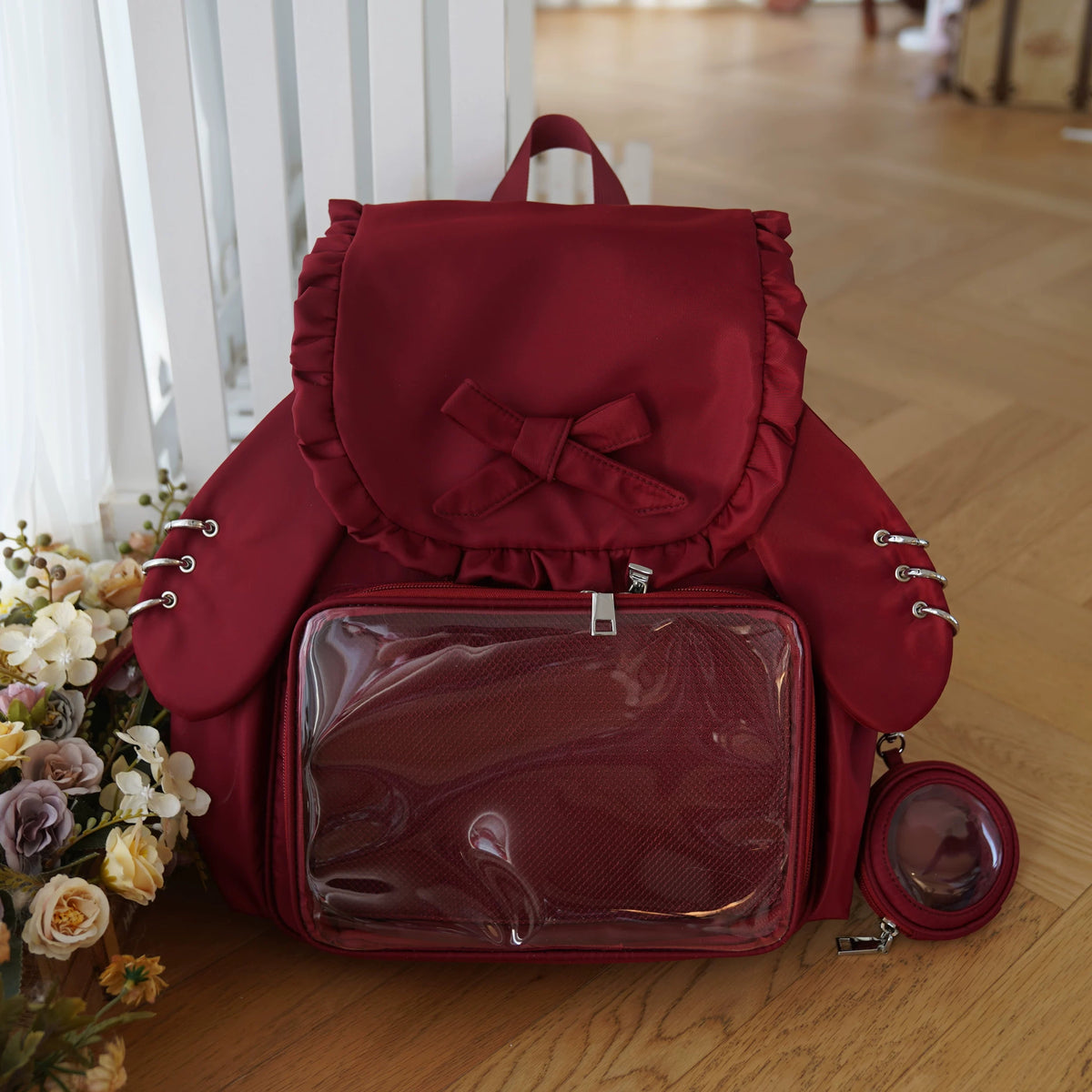Ruffle Rabbit Ear Display Backpack product view 8