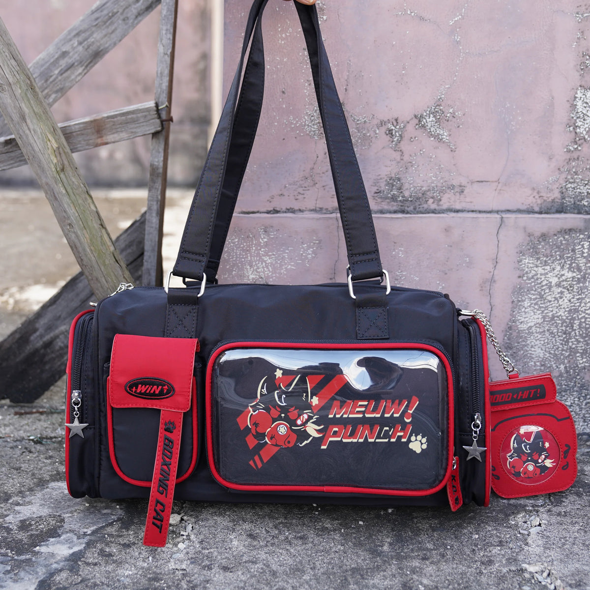 Cat Graphic Pocket Display Tote product view 6